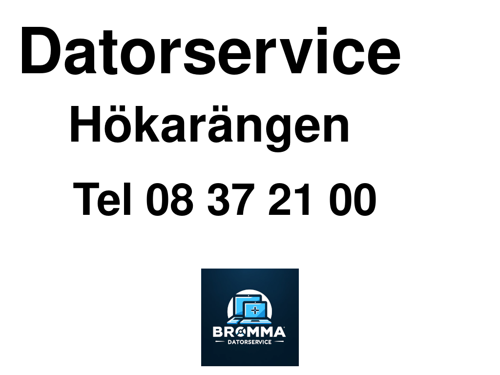 Datorservice Hökarängen
